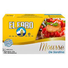 SARDINA EL FARO MOUSSE 110G