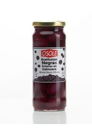 ACEITUNAS NEGRAS ENTERAS 180G